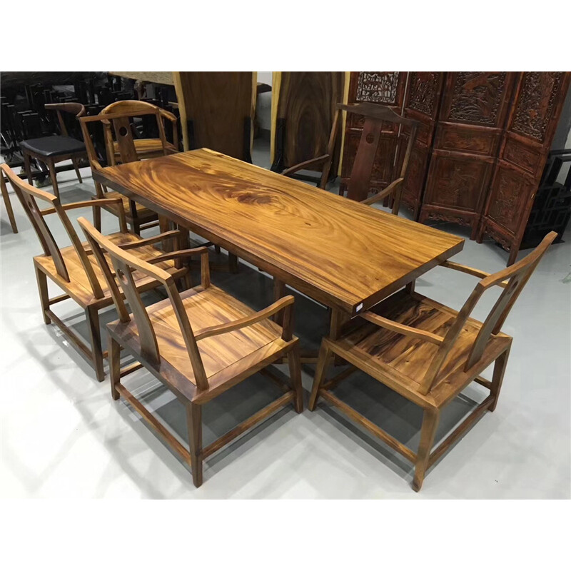 胡桃木大板 多功能實(shí)木家具的美學(xué)與實(shí)用之道